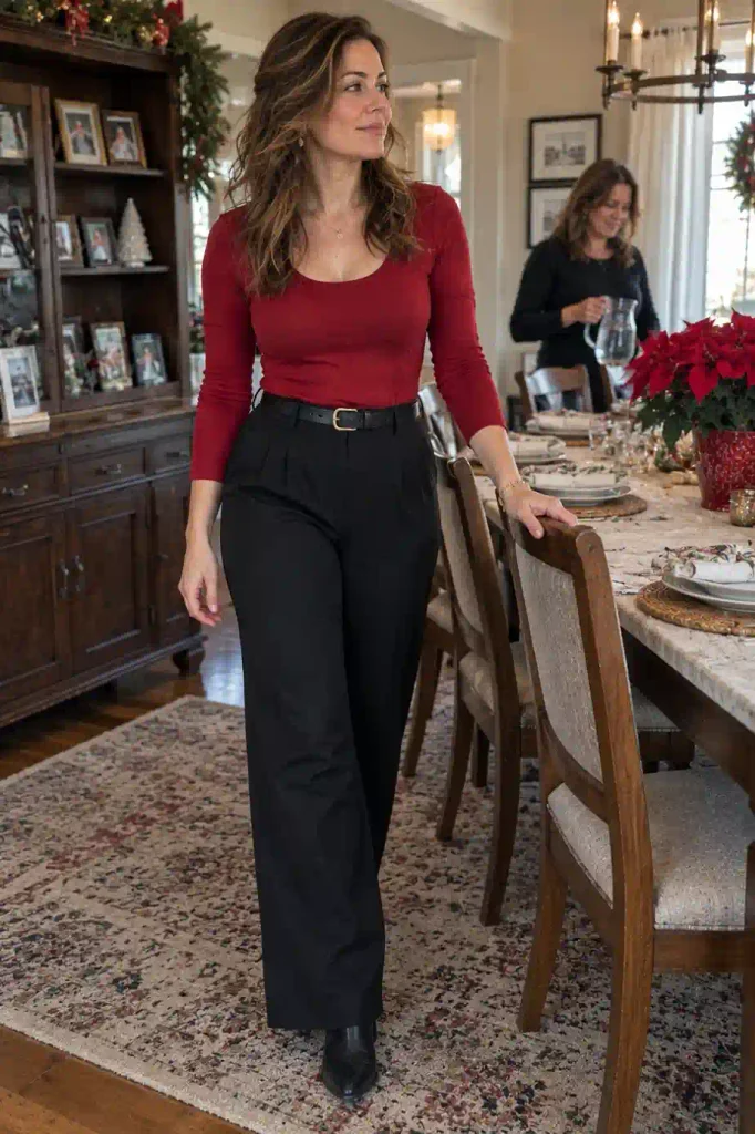 Wide-leg trousers