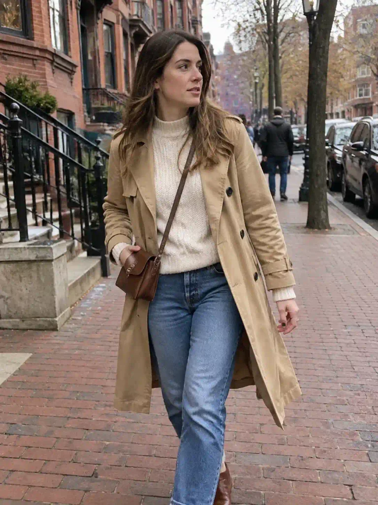 chunky cream sweater