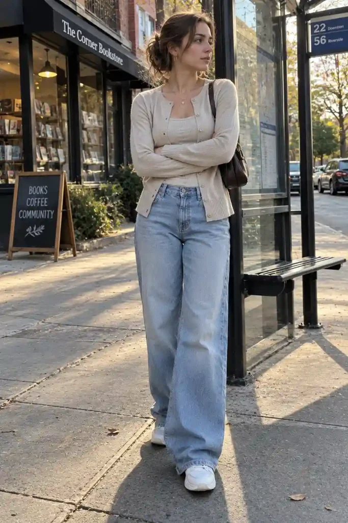 cropped cardigan