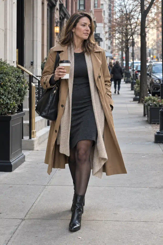 long cardigan and