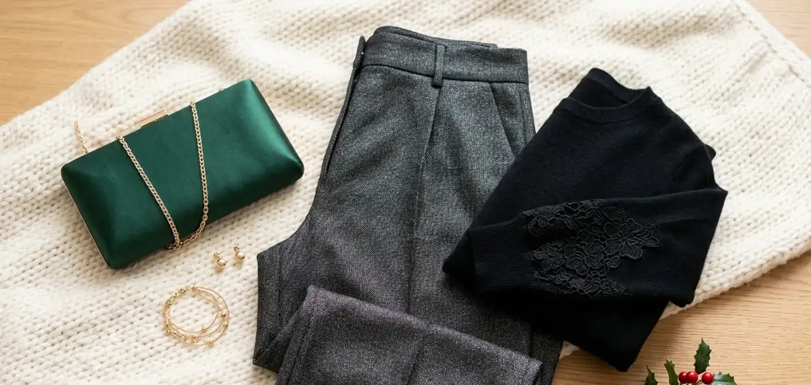 flattering Christmas dinner outfit plus size ideas
