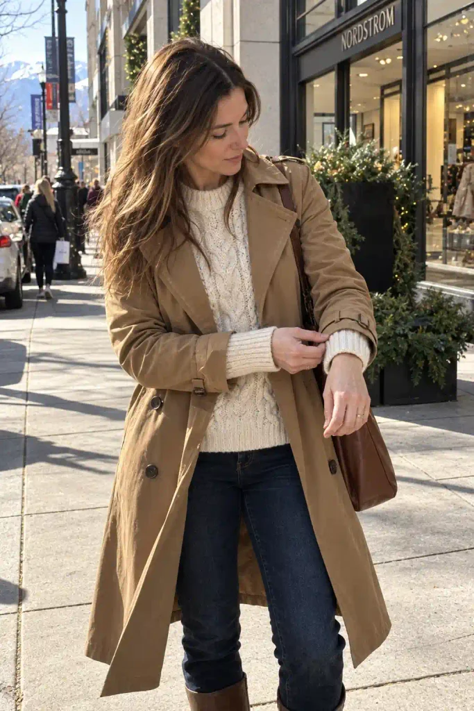 like I’d borrowed the coat